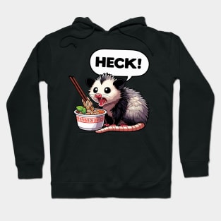 Heck Opossum Eating Ramen Hoodie